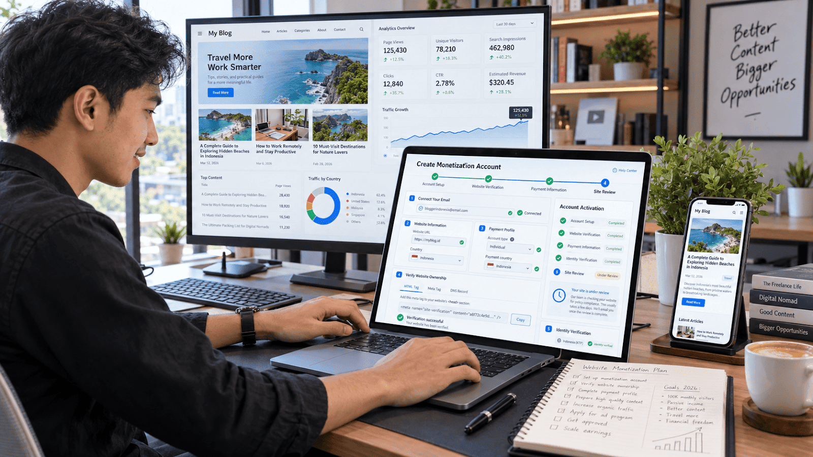 Cara Membuat Akun Google AdSense Terbaru 2026