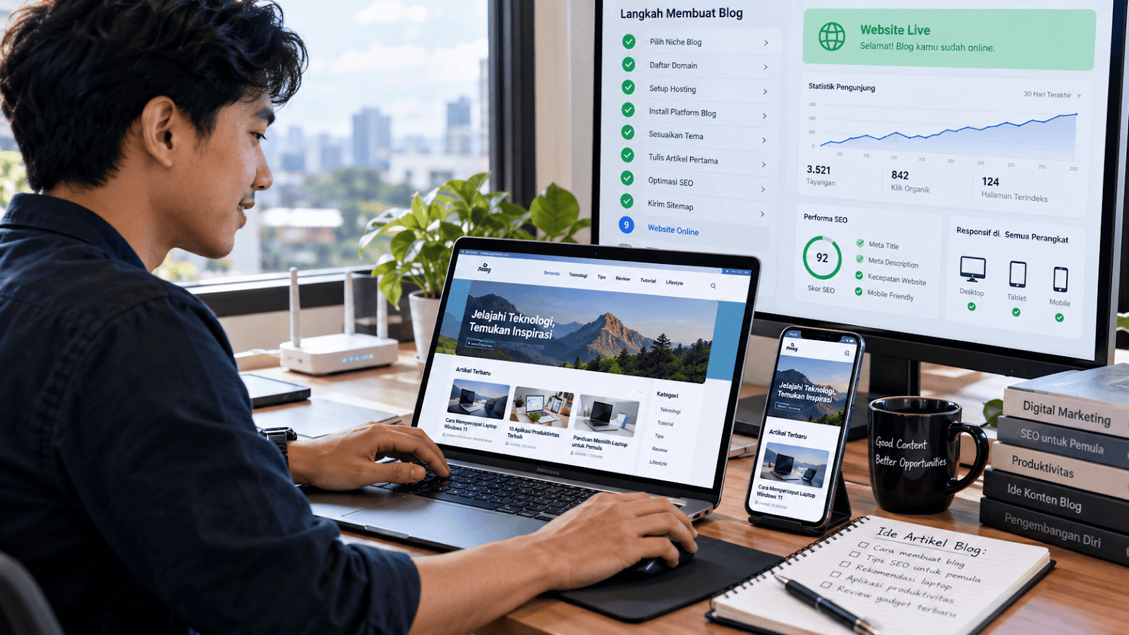Cara Membuat Blog dari Nol Sampai Online