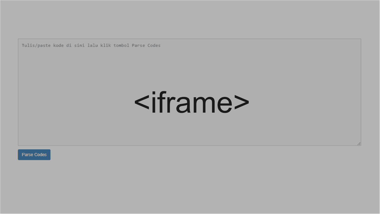 Cara Simpel Membuat Iframe Responsive di Blogger