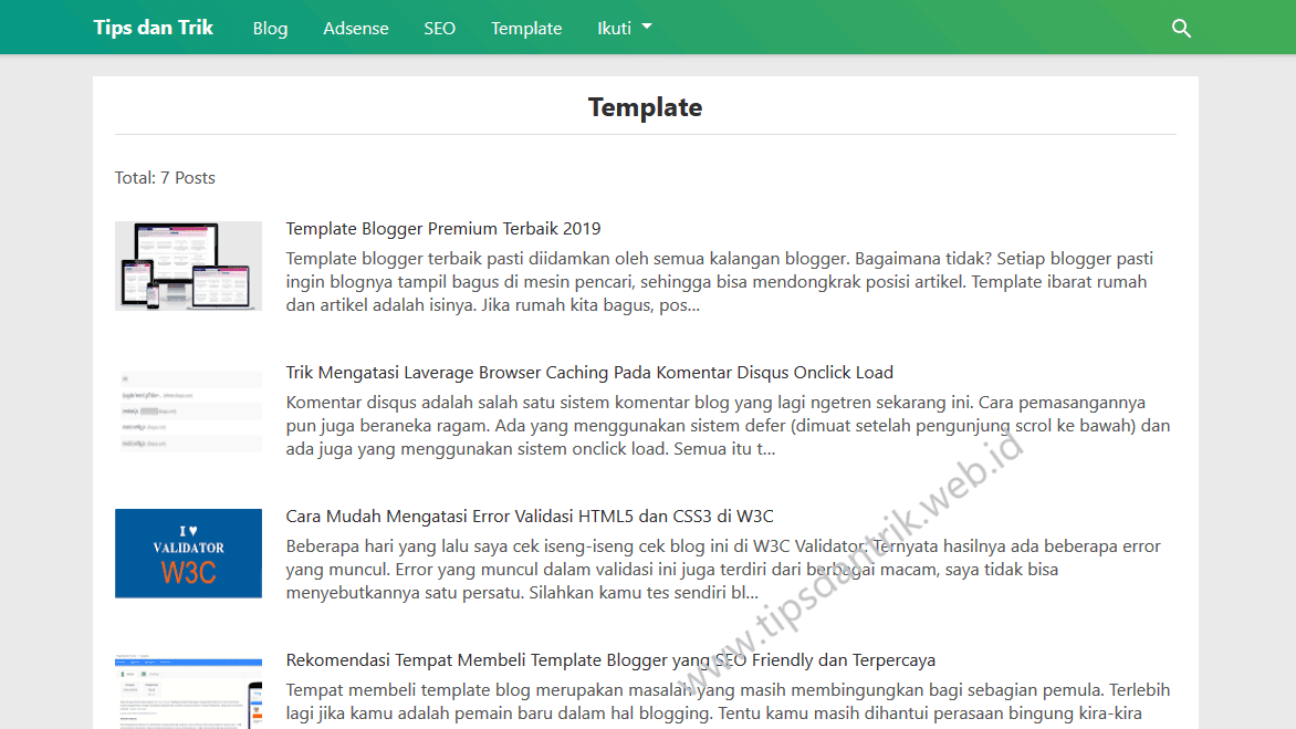 Cara Membuat Sitemap Berdasarkan Label Tertentu di Halaman Statis Blog
