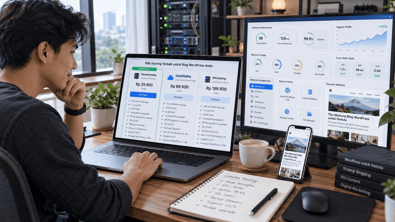Cara Memilih Hosting untuk Blog Pemula yang Tepat