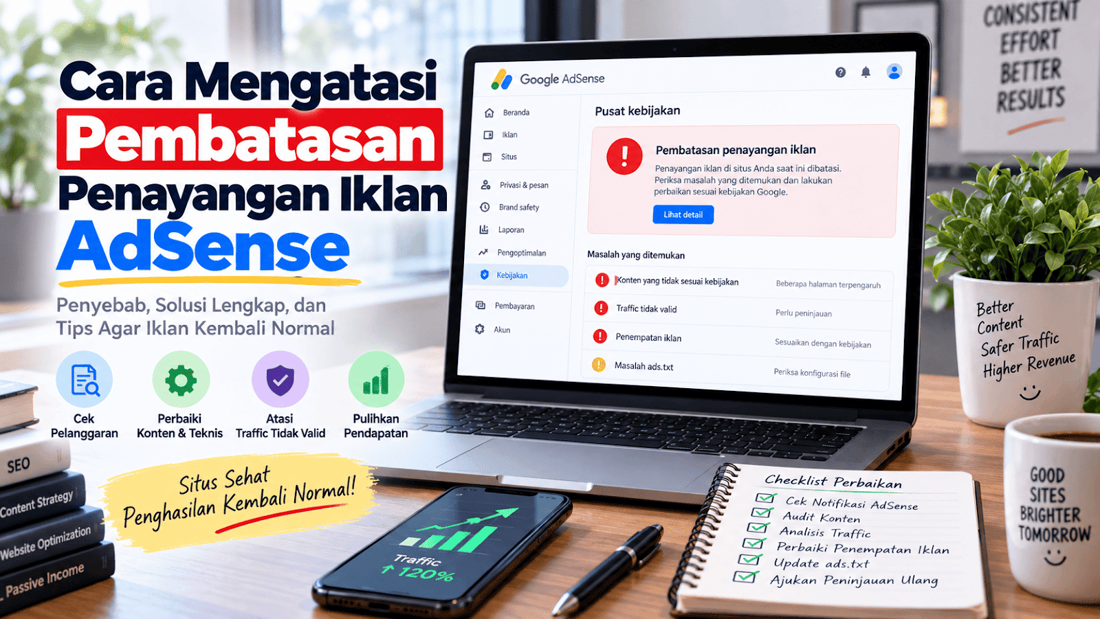 Cara Mengatasi Pembatasan Penayangan Iklan AdSense: Panduan Lengkap