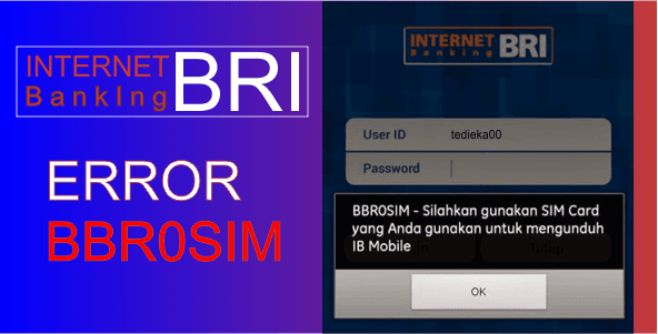 Cara Mengatasi Gagal Login Error BBR0SIM di Internet Banking BRI