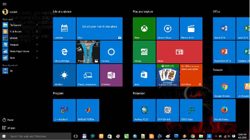 Kangen dengan start menu versi windows 8? tapi kamu pengguna windows 10 ini solusinya