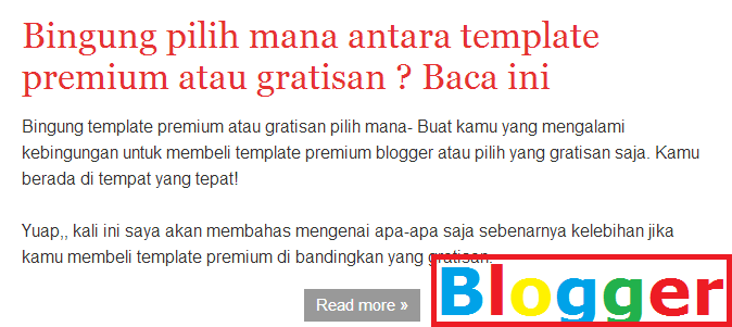 Bingung pilih mana antara template premium atau gratisan ? Baca ini